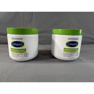 Cetaphil Moisturizing Cream 16oz Very Dry To Dry, Sensitive Skin lot of 2